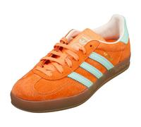 adidas Men's Gazelle Indoor Sneaker, Easy Orange/Clear Mint/Gum, 11.5
