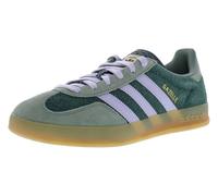 adidas Men's Gazelle Indoor Sneaker, Mineral Green/Silver Dawn-green, 8