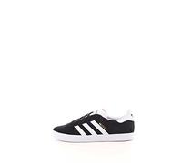 adidas Men's Gazelle Sneaker, Black Core Black White Gold Metallic, 3.5 UK