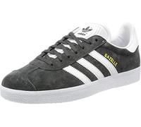 adidas Men's Gazelle Sneaker, Grey Solid Grey White Gold Metallic, 6.5 UK