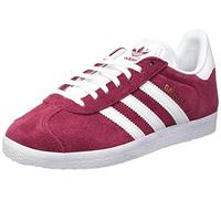 adidas Men's Gazelle Sneaker, Red Collegiate Burgundy Ftwr White Gold Met Collegiate Burgundy Ftwr White Gold Met, 11.5 UK