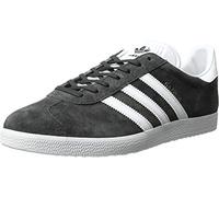 adidas Men's Gazelle Sneaker, Solid Grey White Gold Metallic, 11.5 UK