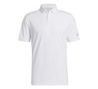 Adidas Men's Go-to Golf Polo Shirt, White Melange, Large