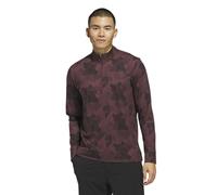 adidas Men's Go-to Printed Quarter-Zip Pullover Sweater, Aurora Ruby S25, Medium (Pack of 5)