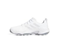 adidas Men's Codechaos 25 Spikeless Golf Shoes, Footwear White/Silver Metallic/Grey Two, 9.5