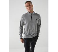 adidas Men's Golf Lightweight Half Zip Top, Grey, Size M, Men Grey