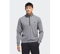 adidas Men's Golf Lightweight Half Zip Top, Grey, Size S, Men Grey