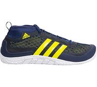 adidas Men's Gr02 Grinder Running Shoe, Mystery Blue Lab Lime White, 7 UK