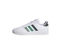 adidas Men's Grand Base 2.0 Shoes, FTWR White/Legend Ivy/Court Green, 7 UK