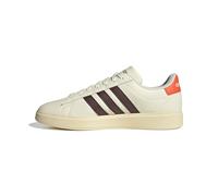 adidas Men's Grand Court 2.0 Shoe, Off White/Aurora Ruby/Semi Impact Orange, 5.5 UK
