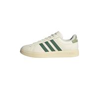 adidas Men's Grand Court 2.0 Shoes, Off White/Collegiate Green/Tent Green, 10.5 UK