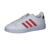 adidas Men's Grand Court 2.0 Sneaker, Ftwr White Better Scarlet Core Black, 9 UK