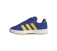 adidas Men's Grand Court Alpha Sneaker, Semi Lucid Blue/Utility Yellow/Off White, 10.5 UK