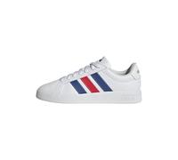 adidas Men's Grand Court Base 3.0 Shoes, FTWR White/Team Royal Blue/Pure Ruby, 9.5 UK
