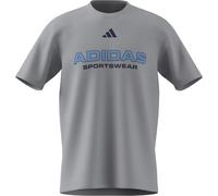 adidas Mens Graphic Logo T-Shirt Med Grey SPW 3XL