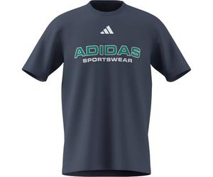 adidas Mens Graphic Logo T-Shirt Navy/Teal SPW L