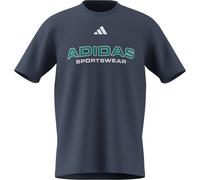 adidas Mens Graphic Logo T-Shirt Navy/Teal SPW M