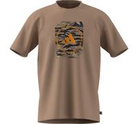 adidas Mens Graphic Logo T-Shirt Sandstone Camo S