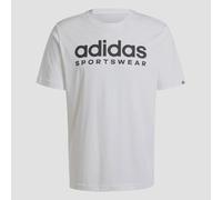 adidas Mens Graphic T-Shirt in White Cotton - Size Medium