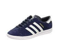 adidas Men's Hamburg Trainers, Blue Collegiate Navy Ftwr White Gold Met, 11 UK