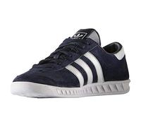 adidas Men's Hamburg Trainers, Blue Collegiate Navy Ftwr White Gold Met, 8 UK