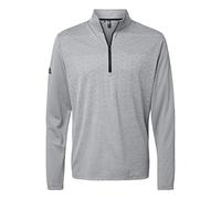 Adidas Mens Heather Block Print 1/4 Pullover A522 - New