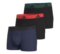 3 Pack Active Flex Cotton Trunks Black (Green/Red/Black) XL