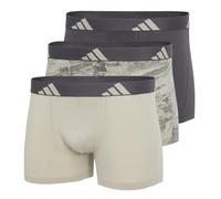 Adidas Men's 3 Pack Active Flex Cotton Trunks, Multicoloured