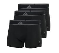 adidas Men's Herren Unterwäsche Boxershorts 3er Pack-Trunk (3pk) -Active Micro Flex Eco Underwear, 000 Black 2, S