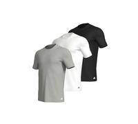 adidas Men's Herren Unterwäsche Crew Neck Shirt (3pk) -Active Core Cotton Undershirt, Assorted_4am011, S