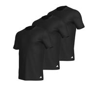 adidas Men's Herren Unterwäsche Crew Neck Shirt (3pk) -Active Core Cotton Undershirt, Black_4am011, M
