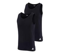 adidas Men's Herren Unterwäsche Ergonomic Tank Top (2pk) - Active Flex Cotton Ergonomic Undershirt