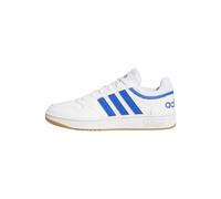 adidas Men's Hoops 3.0 Low Classic Vintage Shoes, Cloud White / Royal Blue / Gum, 8 UK