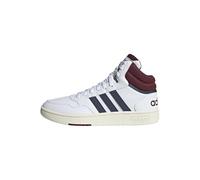 adidas Men's Hoops 3.0 Mid Classic Vintage Shoes Sneaker, FTWR White Shadow Navy Shadow Red, 10 UK