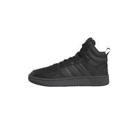 adidas Men's Hoops 3.0 Mid Lifestyle Basketball Classic Fur Lining Winterized Shoes, Core Black/Carbon/Cloud White, 11 UK