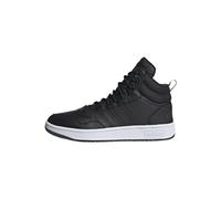 adidas Men's Hoops 3.0 Mid Lifestyle Basketball Classic Fur Lining Winterized Shoes, Core Black/Core Black/Cloud White, 10 UK