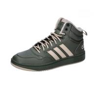 adidas Men's Hoops 3.0 Mid Lifestyle Basketball Classic Fur Lining Winterized Shoes, Night Cargo/Clay Brown/Core Black, 10.5 UK