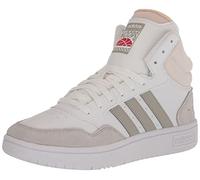 adidas Mens Hoops 3.0 Mid Lifestyle Basketball Classic Vintage Shoes Hoops 3.0 Mid Lifestyle Basketball Classic Vintage Shoes, White/Metal Grey/Grey, 11.5