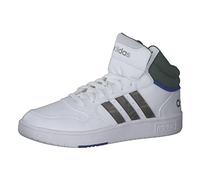 adidas Men's Hoops 3.0 Mid Sneaker, Ftwr White Green Oxide Team Royal Blue, 11.5 UK
