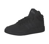 adidas Men's Hoops 3 Lifestyle Basketball Mid Classic Shoes, Core Black/Core Black/Grey Six, 10 UK