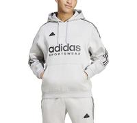 adidas Mens House of Tiro Fleece Hoodie Grey Two/black XL