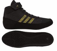 adidas Mens HVC, Black/Charcoal/Metallic Gold, 10.5