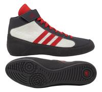 Adidas Men's HVC Wrestling Shoes Grey/White/Red 10