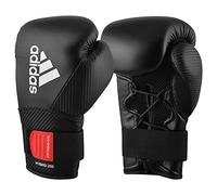 adidas Men's Hybrid 250 Duo Lace Boxing Gloves Black 16oz