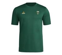 adidas Men's Portland Timbers Short Sleeve Pre-Game T-Shirt, Dark Green/Portland Timbers, S