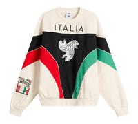 Adidas Men's Italia Crew Cloud White/Black/Vivid Red