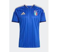 Adidas Italy 26/27 Home Short Sleeve T-shirt Blue S Men