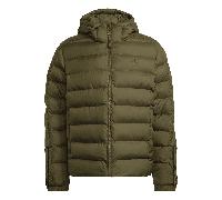 Adidas Mens Itavic 3-Stripes Midweight Hooded Jacket Colour: Khaki, Size: Large