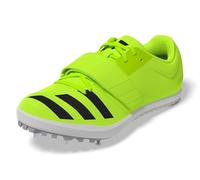 adidas Men's Jumpstar Track and Field Sneaker, Lucid Lemon/Halo Silver/Halo Silver, 6 UK