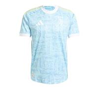 adidas Mens Juventus Authentic Away Shirt 2025 2026 Adults Blue L
